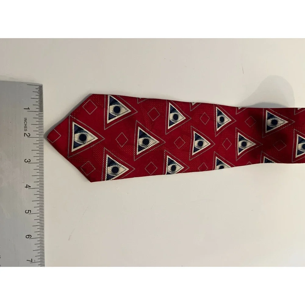 Robert Talbott Neck‎ Tie Best of Class Geometric Triangle Mens Silk Claymore